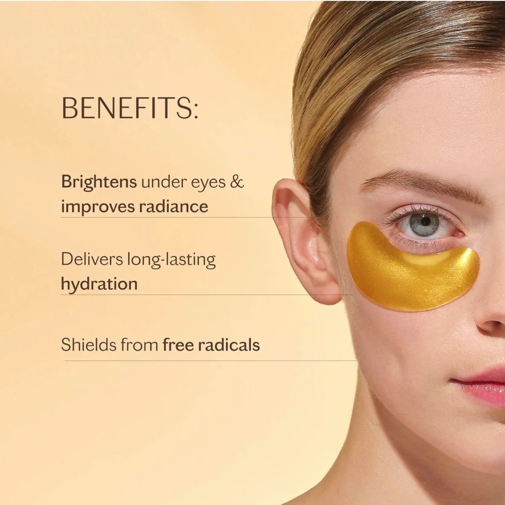 MZ Skin Hydra-Bright Golden Eye Masks 5 Pairs (B2) - Picture 2 of 7
